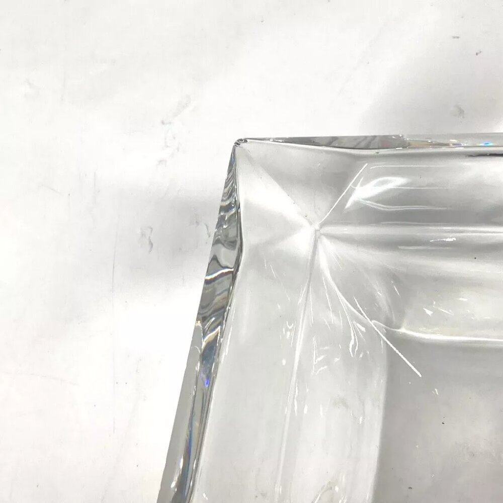 Bvlgari Rosenthal Rosenthal Logo Ashtray Interior Ashtray Glass Clear View 2
